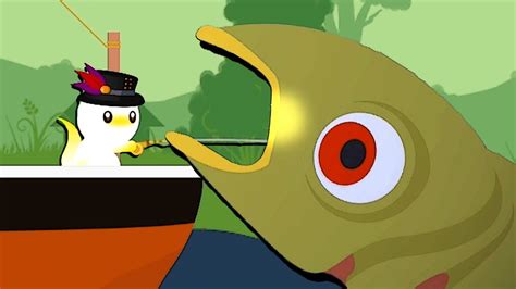 mega cat goes fishing|Fish .